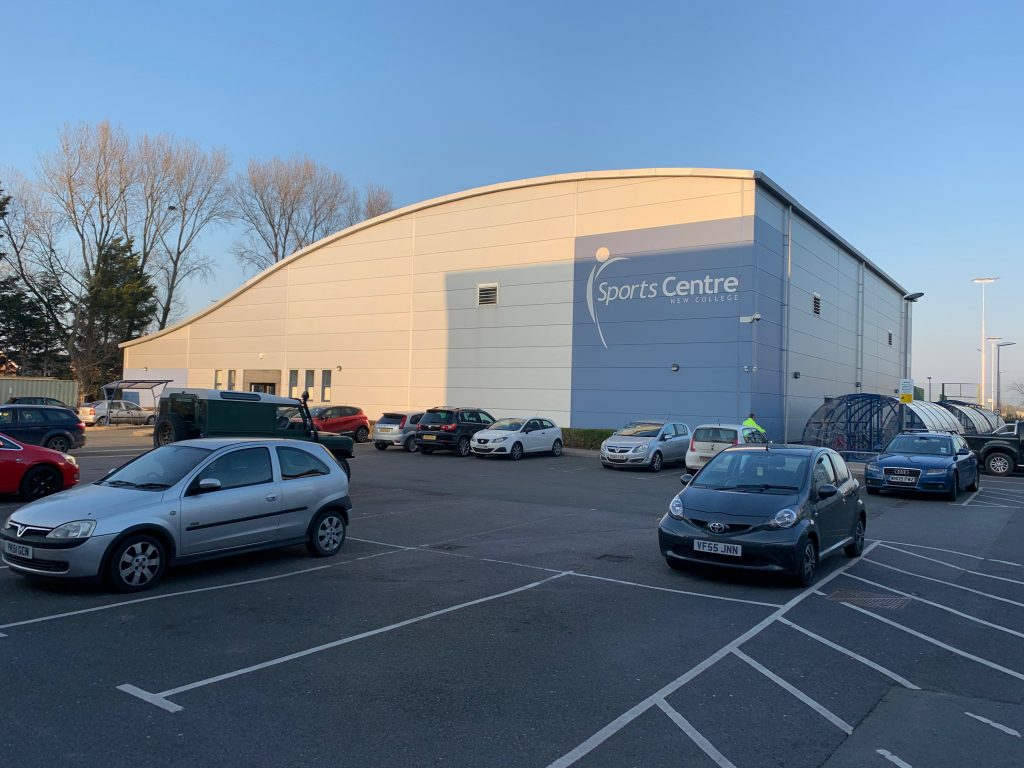 New College Sports Centre - home to Swindon Martial Arts